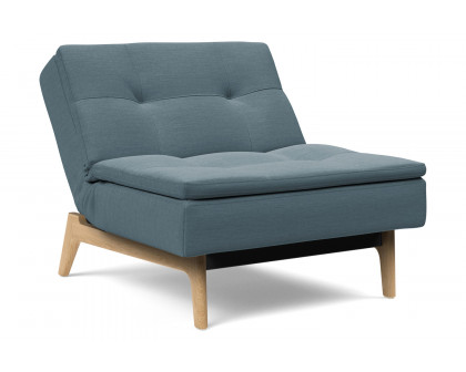 Innovation Living Dublexo Eik Chair Oak - 573 Vivus Dusty Blue