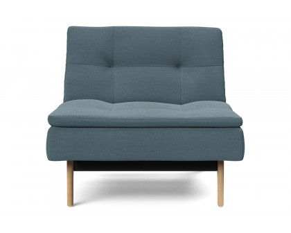 Innovation Living Dublexo Eik Chair Oak - 573 Vivus Dusty Blue