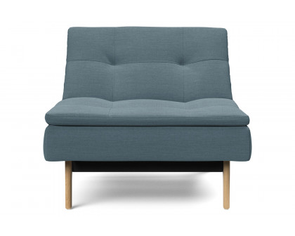 Innovation Living Dublexo Eik Chair Oak - 573 Vivus Dusty Blue