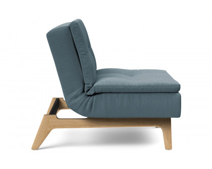 Innovation Living Dublexo Eik Chair Oak - 573 Vivus Dusty Blue