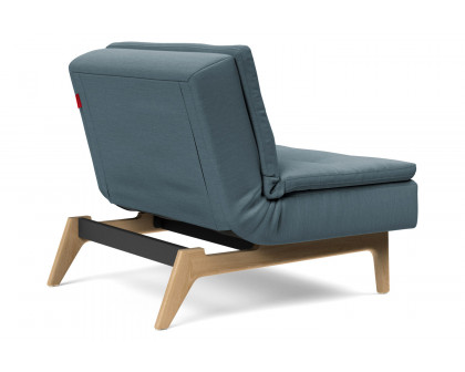 Innovation Living Dublexo Eik Chair Oak - 573 Vivus Dusty Blue