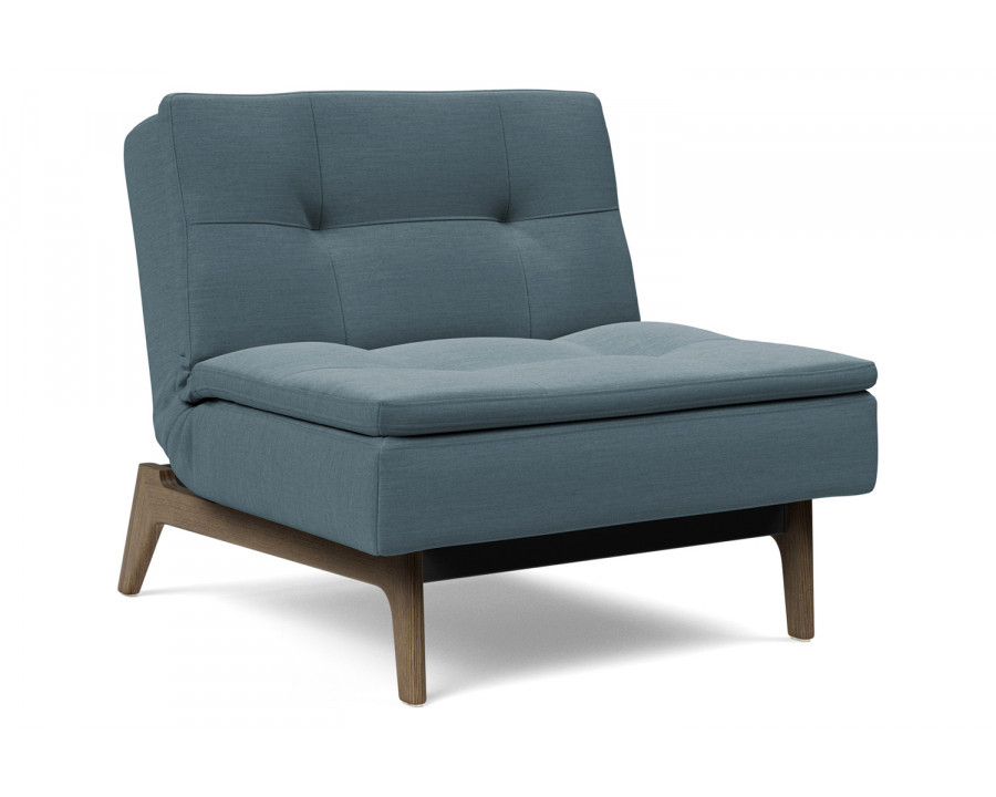 Innovation Living Dublexo Eik Chair Smoked Oak - 573 Vivus Dusty Blue