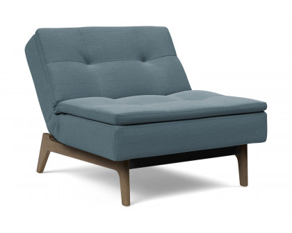 Innovation Living Dublexo Eik Chair Smoked Oak - 573 Vivus Dusty Blue