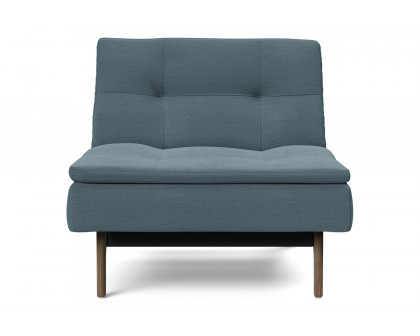 Innovation Living Dublexo Eik Chair Smoked Oak - 573 Vivus Dusty Blue