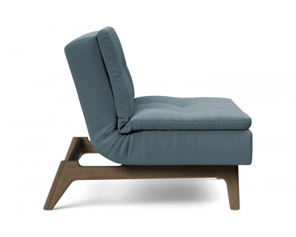 Innovation Living Dublexo Eik Chair Smoked Oak - 573 Vivus Dusty Blue