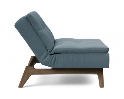 Innovation Living Dublexo Eik Chair Smoked Oak - 573 Vivus Dusty Blue