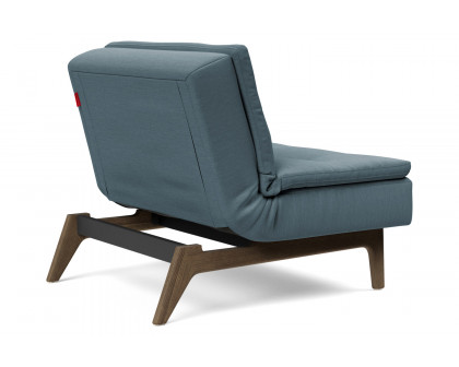 Innovation Living Dublexo Eik Chair Smoked Oak - 573 Vivus Dusty Blue