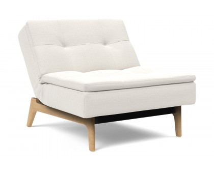 Innovation Living Dublexo Eik Chair Oak - 574 Vivus Dusty Off White