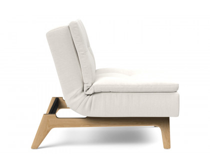 Innovation Living Dublexo Eik Chair Oak - 574 Vivus Dusty Off White