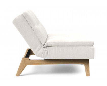 Innovation Living Dublexo Eik Chair Oak - 574 Vivus Dusty Off White