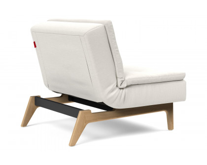 Innovation Living Dublexo Eik Chair Oak - 574 Vivus Dusty Off White