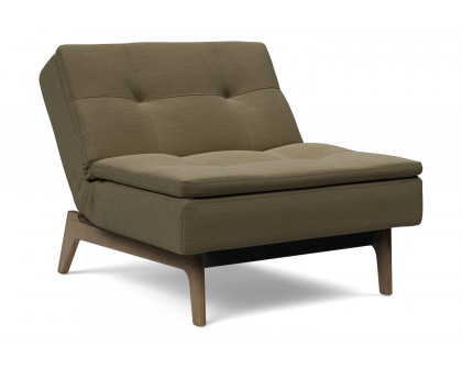 Innovation Living Dublexo Eik Chair Smoked Oak - 575 Vivus Dusty Olive