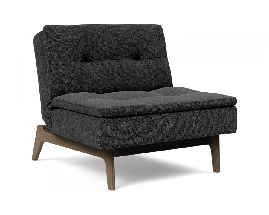 Innovation Living Dublexo Eik Chair Smoked Oak - 577 Kenya Dark Gray