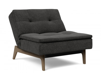 Innovation Living Dublexo Eik Chair Smoked Oak - 577 Kenya Dark Gray