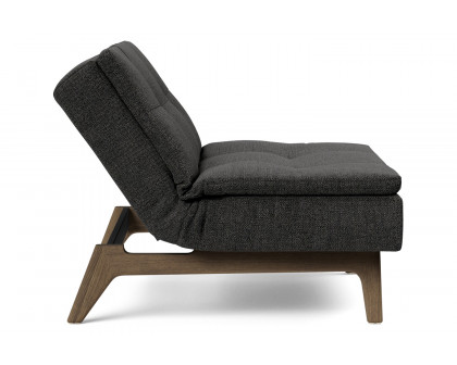 Innovation Living Dublexo Eik Chair Smoked Oak - 577 Kenya Dark Gray