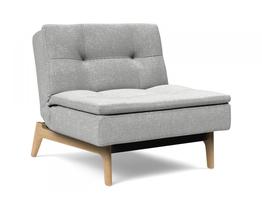 Innovation Living Dublexo Eik Chair Oak - 590 Micro Check Gray