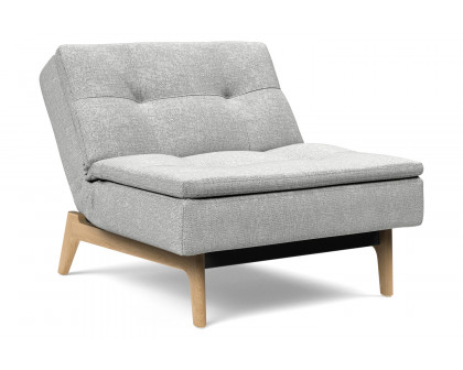 Innovation Living Dublexo Eik Chair Oak - 590 Micro Check Gray