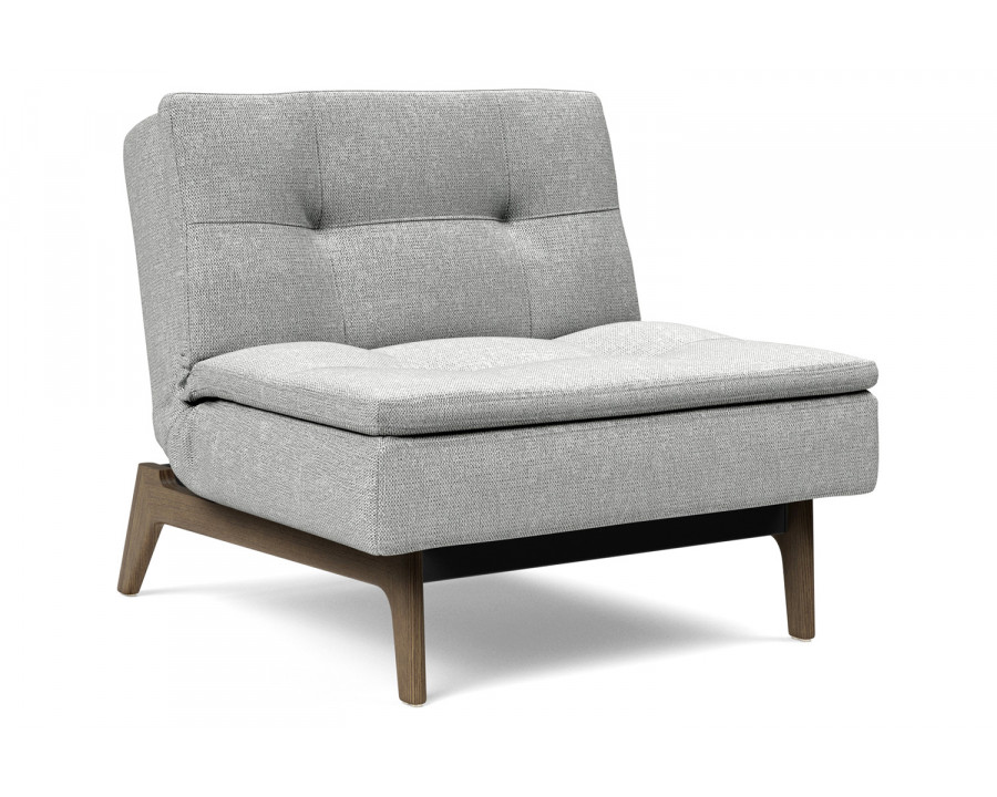 Innovation Living Dublexo Eik Chair Smoked Oak - 590 Micro Check Gray