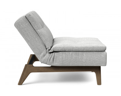 Innovation Living Dublexo Eik Chair Smoked Oak - 590 Micro Check Gray