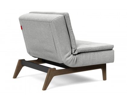 Innovation Living Dublexo Eik Chair Smoked Oak - 590 Micro Check Gray