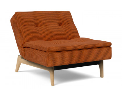 Innovation Living Dublexo Eik Chair Oak - 595 Corduroy Burnt Orange