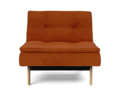 Innovation Living Dublexo Eik Chair Oak - 595 Corduroy Burnt Orange