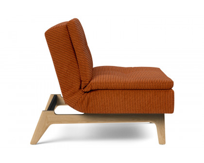 Innovation Living Dublexo Eik Chair Oak - 595 Corduroy Burnt Orange