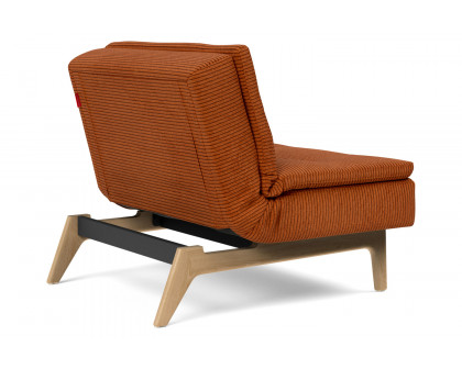 Innovation Living Dublexo Eik Chair Oak - 595 Corduroy Burnt Orange