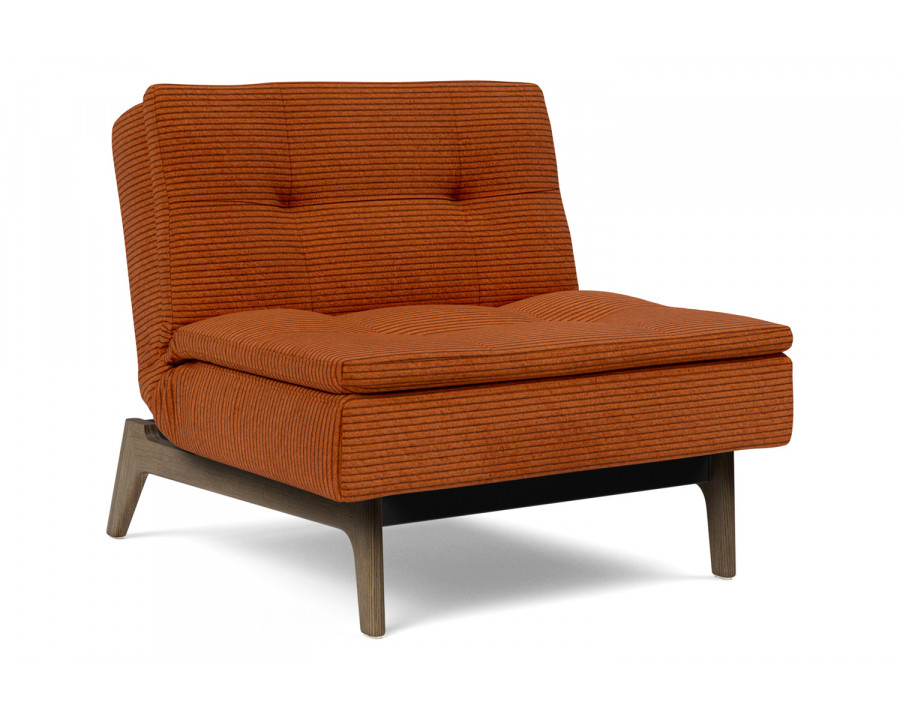 Innovation Living Dublexo Eik Chair Smoked Oak - 595 Corduroy Burnt Orange