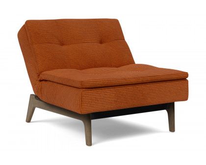 Innovation Living Dublexo Eik Chair Smoked Oak - 595 Corduroy Burnt Orange