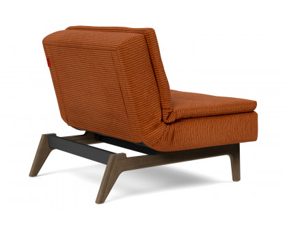 Innovation Living Dublexo Eik Chair Smoked Oak - 595 Corduroy Burnt Orange