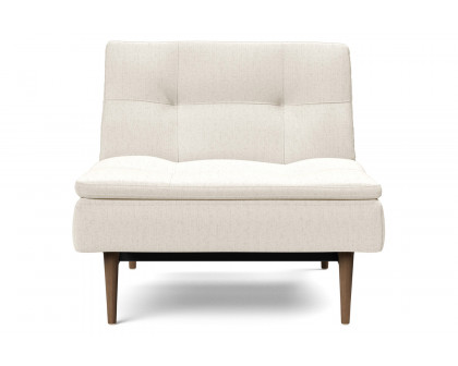 Innovation Living Dublexo Styletto Chair Dark Wood - 531 Bouclé Off White