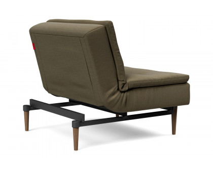 Innovation Living Dublexo Styletto Chair Dark Wood - 575 Vivus Dusty Olive