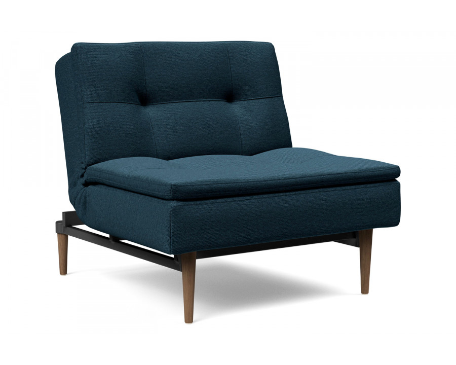 Innovation Living Dublexo Styletto Chair Dark Wood - 580 Argus Navy Blue