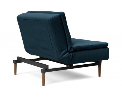 Innovation Living Dublexo Styletto Chair Dark Wood - 580 Argus Navy Blue