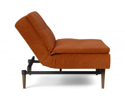 Innovation Living Dublexo Styletto Chair Dark Wood - 595 Corduroy Burnt Orange