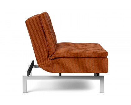 Innovation Living Dublexo Stainless Steel Chair - 595 Corduroy Burnt Orange