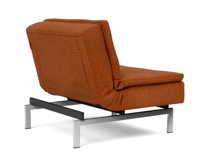 Innovation Living Dublexo Stainless Steel Chair - 595 Corduroy Burnt Orange