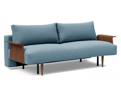 Innovation Living - Frode Dark Styletto Sofa Bed Walnut Arms