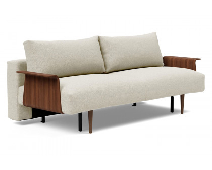 Innovation Living - Frode Dark Styletto Sofa Bed Walnut Arms