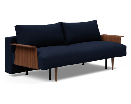 Innovation Living - Frode Dark Styletto Sofa Bed Walnut Arms