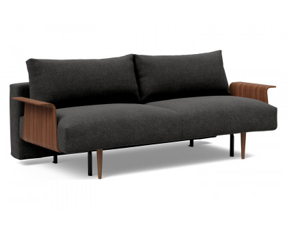 Innovation Living - Frode Dark Styletto Sofa Bed Walnut Arms