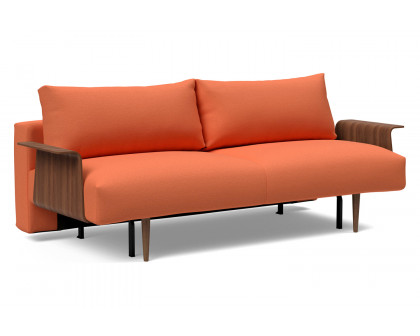 Innovation Living - Frode Dark Styletto Sofa Bed Walnut Arms