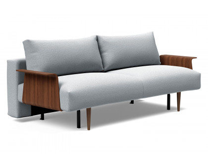 Innovation Living - Frode Dark Styletto Sofa Bed Walnut Arms