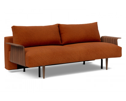 Innovation Living - Frode Dark Styletto Sofa Bed Walnut Arms