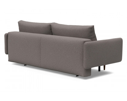 Innovation Living Frode Dark Styletto Sofa Bed Upholstered Arms - 521 Mixed Dance Gray