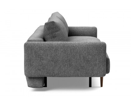 Innovation Living Frode Dark Styletto Sofa Bed Upholstered Arms - 563 Twist Charcoal