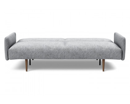 Innovation Living Frode Dark Styletto Sofa Bed Upholstered Arms - 565 Twist Granite