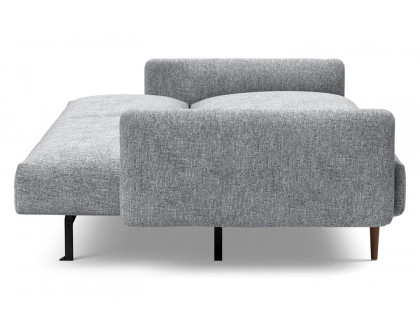 Innovation Living Frode Dark Styletto Sofa Bed Upholstered Arms - 565 Twist Granite