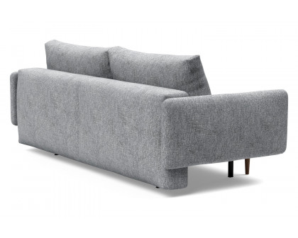 Innovation Living Frode Dark Styletto Sofa Bed Upholstered Arms - 565 Twist Granite